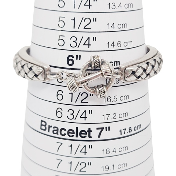 Saint by Sarah Jane Sterling Silver 18K Gold Butterfly Peridot Bracelet #16049 - Picture 9 of 10